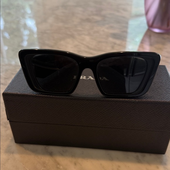 Prada Women's Black Square Sunglasses - Picture 1 of 3